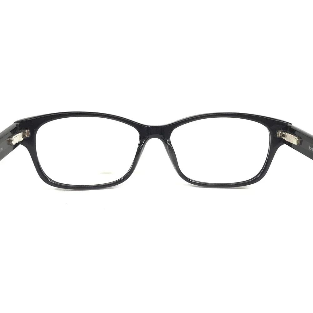 Bebe Eyeglasses Frames BB5112 001 JET Black Purple Square Full Rim 50-15-135